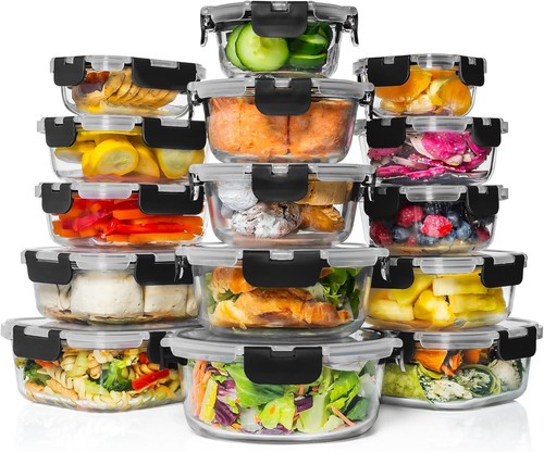 Glass food storage - pc,